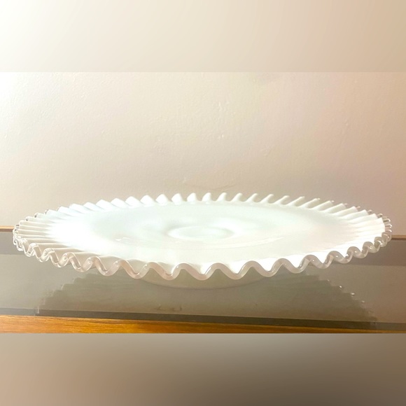 Fenton Silver Crest “Silvercrest” Low Rise Cake Stand
